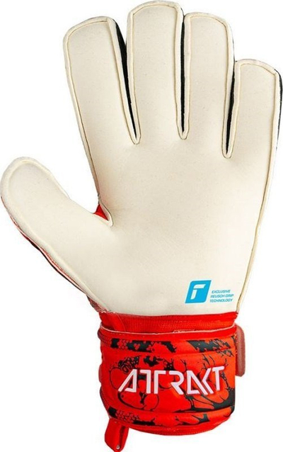 Doreza portieri Reusch Attrakt Grip Finger Support, Reusch Grip Latex, Finger Support, të kuqe