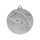 Medalje peshkimi Silver Medal 2, çelik dekorativ, ngjyrë argjendi