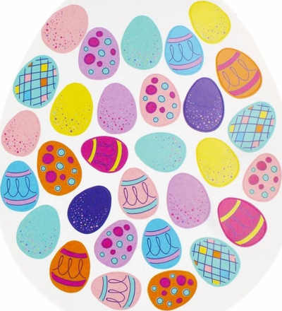 Liber kreativ me ngjitëse STARPAK Easter Book, 6 fletë, shumëngjyrësh