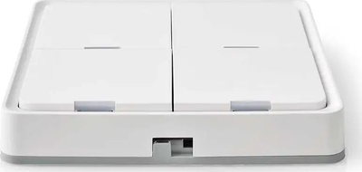 Çelës muri smart ZigBee Tuya, 4 butona, pa tela, i bardhë
