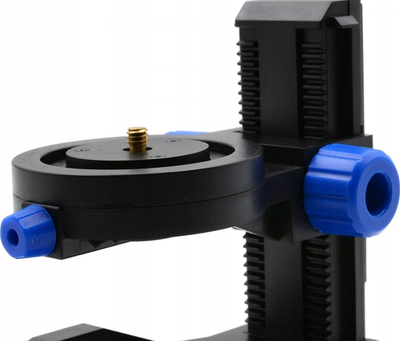 Mbajtëse magnetike për lazer me ngritje ulje lartësie, rrotullim 360°, për filetë 1/4", e zezë