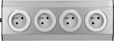 Prizë kuzhine Orno Furniture 4x2P+E, montim me shirit Velcro, çelik inox