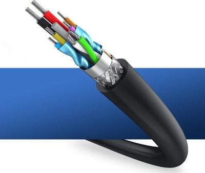 Kabllo USB në USB C Ugreen US184, USB 3.0, 1.5m, e zezë