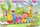 Puzzle Leantoys Happy Train, 120 copa, për kalamaj, shumëngjyrësh