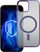 Mbështjellëse telefoni 3mk Frosty MagCase për iPhone 14, shkon me MagSafe, e tejdukshme, vjollcë