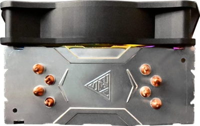 Ftohës procesori Gamdias Boreas E1-410 LITE, ventilator 120mm, RGB, i zi