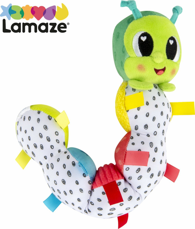 Lodër me ndjesi Tomy Lamaze Fidget Fun Caterpillar, për bebe 6m+, shumëngjyrëshe