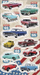 Stickers dekorativë Ranok Creative Car, set 10 copë, motive makina, shumëngjyrëshe