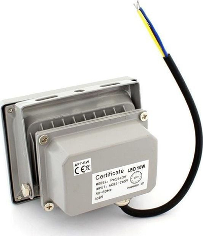 Reflektor LED Gonga RGB, 10W, telekomandë, gri