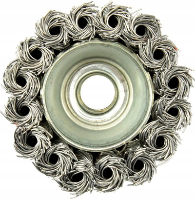 Furçë kupë metali GEKO, 65mm, fije të përdredhura, M14