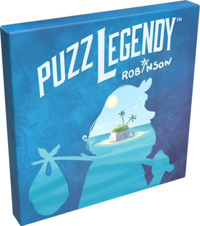 Lojë tavoline Lucky Duck Games PuzzLegend Robinson, puzzle me mend, për 1‑2 lojtarë, shumëngjyrëshe