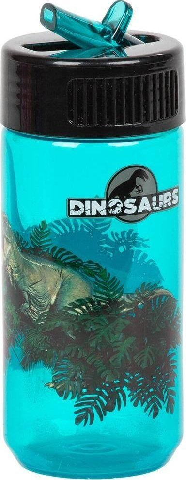 Shishe uji Derform Dinosaur BADN19, 400ml, për kalamaj, blu transparente