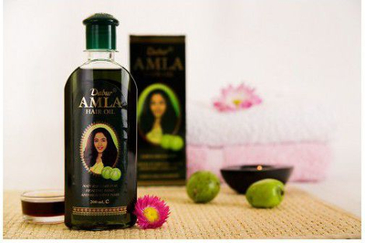 Vaj flokësh Dabur Amla, 200ml, ushqyes