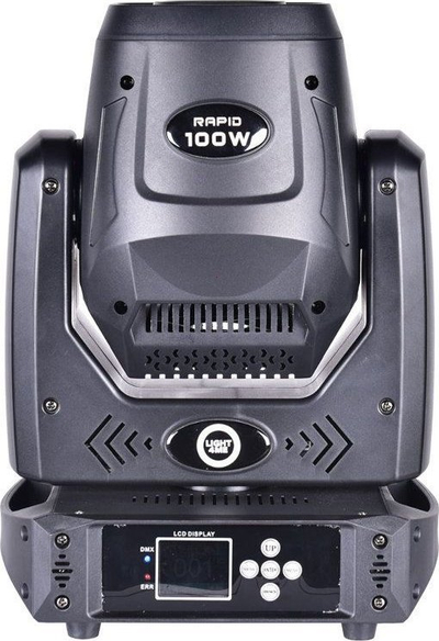 Reflektor i lëvizshëm Light4Me Rapid Spot 100, LED 100W, DMX, i bardhë