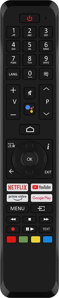 Telekomandë ProCaster RC-45160 BT, për Smart TV, Bluetooth, e zezë