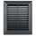 Rrjetë ventilimi Awenta T48GR Classic, 110x140 mm, plastike, grafit
