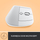 Maus wireless Logitech Lift Off-White, i bardhë