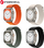 Rrip ore FORCELL F-DESIGN FA13 për Apple Watch 42/44/45/49 mm, prej pëlhure, i zi