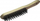 Furçë metalike çeliku WIRE BRUSH A120, 3 rreshta, 255mm, e verdhë