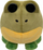 Lodër pelushi Adopt Me Bullfrog Series 3, për me mbledh, me kod virtual, jeshile