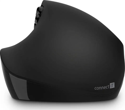 Maus ergonomik CONNECT IT for HEALTH DualMode, pa tela, 2400 DPI, i zi