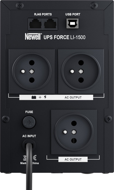 UPS Newell Force LI-1500, 1500VA 900W, me ekran LCD, i zi
