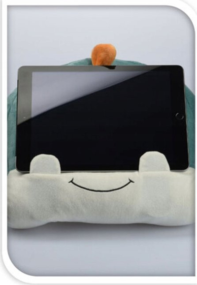 Stendë për libër ose tablet Home &amp; Styling Collection Maskotka, jastëk plushez, 30 x 20 x 22 cm, jeshile
