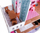 Shtëpi kukullash Wooden Dollhouse Pink, prej druri, 3 kate, rozë