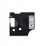 Kasetë etiketuese TelForceOne DYMO D1 40910, 9mm x 7m, tekst i zi në sfond transparent