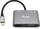 Адаптер USB C Equip 5 во 1, HDMI VGA USB 3.0 AUX PD, сив