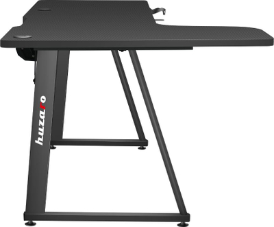 Tryezë gaming Huzaro Hero 7.7, këndore L, 160x60 cm, e zezë
