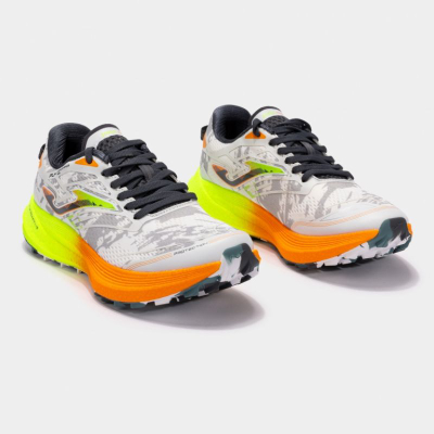 Atlete Joma TR-6, për gara trail, të bardha jeshile portokalli