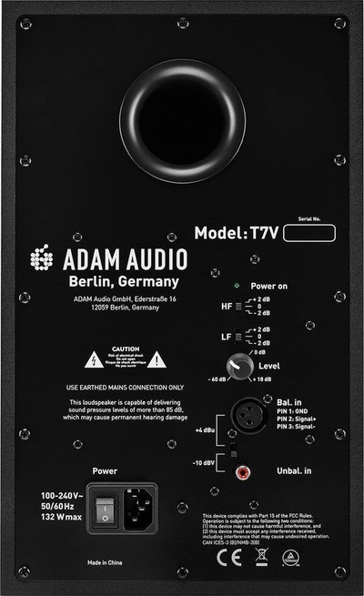 Monitor studio ADAM Audio T7V, 7", aktiv, i zi