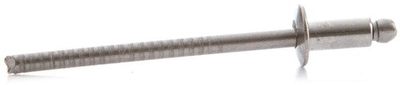 Нитни нерѓосувачки челик STAINLESS STEEL DOME 3.2x6, 50 парчиња, сребрена