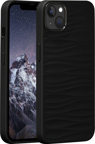 Kllapë telefoni Dbramante1928 Dune për iPhone 14 Plus, plastikë e ricikluar, mbrojtëse, e zezë