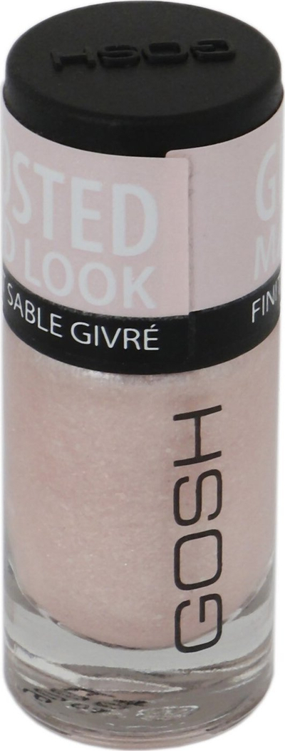 Llak thonjsh Gosh Glitter Matte Finish 06 Soft Pink, 8ml, rozë e butë me shkëlqim