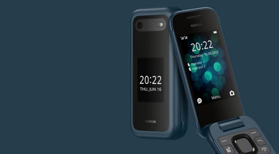 Telefoni Nokia 2660 Flip DS, 4G, Dual SIM, blu
