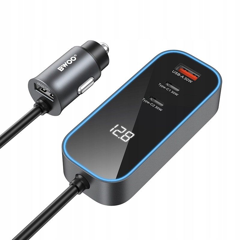 Karikues veture Bwoo CC107 PD, 30W, USB A USB C, i zi