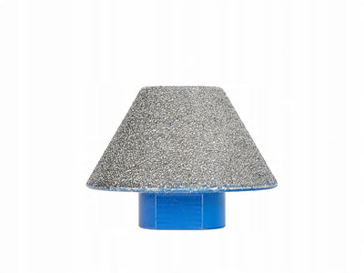 Frezë diamanti konike GEKO G37524, për qeramikë dhe gur, blu