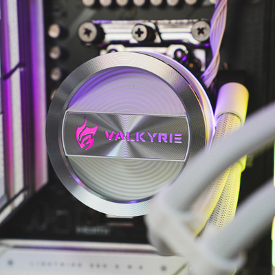 Ftohës uji për CPU Valkyrie Dragonfang 360 ARGB, 360mm, i bardhë