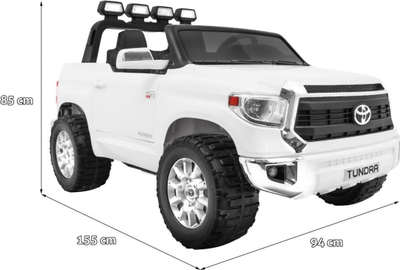Makina elektrike për kalamaj Toyota Tundra XXL, 24V, me telekomandë, e bardhë
