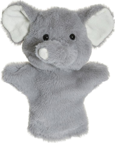 Kukull për dorë Teddykompaniet Little Elephant 2967, 28cm, pelush, gri