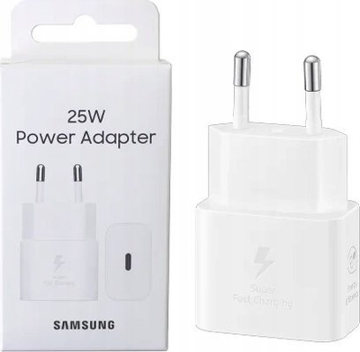 Karikues Samsung EP-T2510NWEGWW, 25W, USB Type C, i bardh