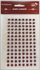 Sticker dekorativ Mentor, kristale lulesh 8mm, 112 copë, burgundy