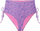 Bikini poshtë për gra Samae Bottom WMNS, bel i lartë, mbulim i plotë, shumëngjyrëshe