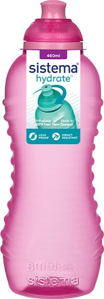 Shishe uji Sistema Twist 'n' Sip, 460ml, rozë
