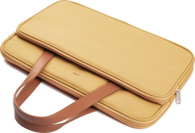 Çantë laptopi Jcpal Milan Briefcase, për MacBook 13/14", rezistente ndaj ujit, mustard