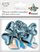 Stiker dekorativ Titanum Hearts, vetëngjitës, 32x29mm, metalik blu