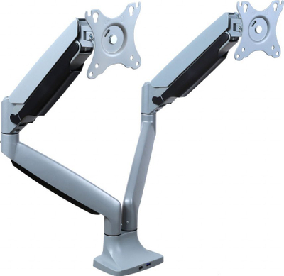 Mbajtës tavoline për 2 monitorë LED/LCD 17-35\", 1-15 kg, ngjyrë e zezë
