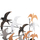 Dekor muri Birds 131x11x70Hcm (HM4655)